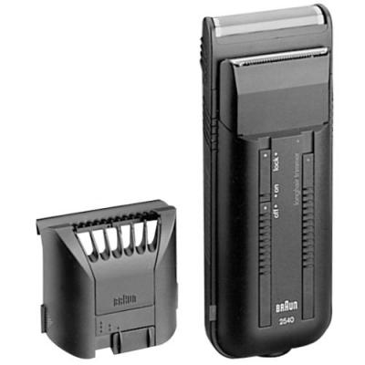 Braun 2540 S, black-translucent Clamshell 5596 E-Razor, Shave & Shape, Entry onderdelen en accessoires