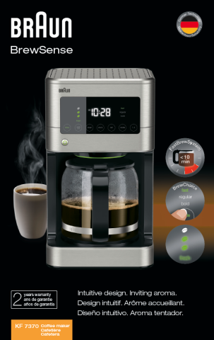 Braun KF7370SI 0X13211032 BrewSense Coffee Maker 3107 - KF7370SI Koffie zetter onderdelen en accessoires