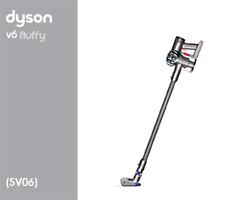 Dyson SV06/v6 fluffy 205984-01 SV06 Fluffy Plus Euro (Sprayed Nickel & Red/Blue) onderdelen en accessoires
