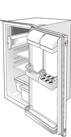 Krting HTI1426/02 KRBI4145W 335550 Koeling Vriezerklep