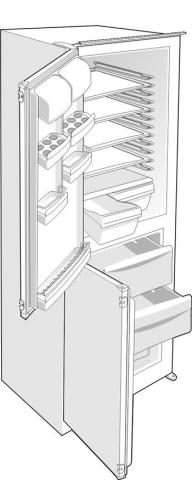 Smeg HZDI2626/03 CR321APSX 374502 Koelkast Houder