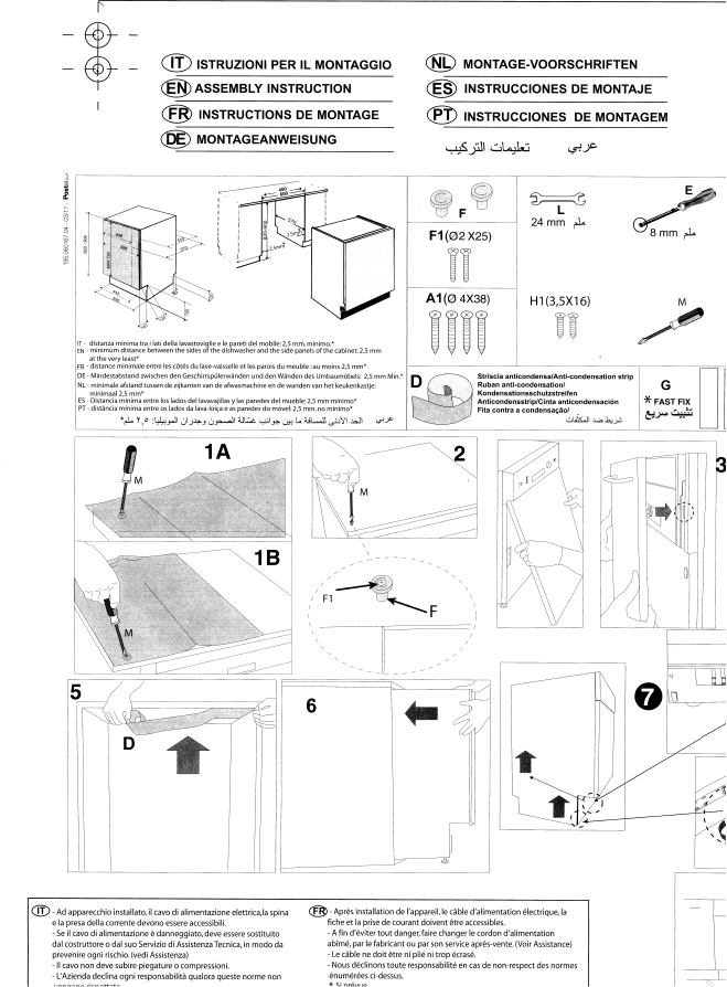 Montage voorschrift c00301749 installatieset